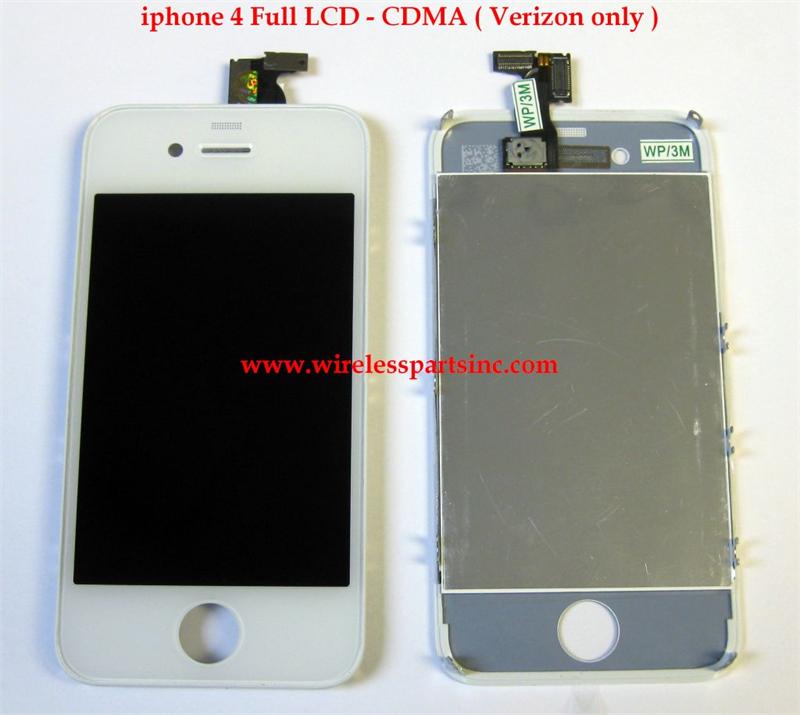 iphone 4g white color. iphone 4G CDMA - VERIZON lcd