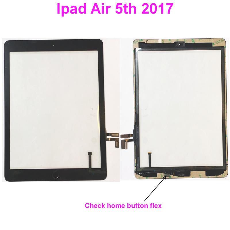 iPad Air 2017 , 5th Gen Touch Digitizer + Home Button + Home 