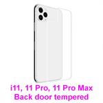 for iPhone 11, 11 Pro, 11 Pro MAX, BACK COVER DOOR Tempered Temper Glass, BACK COVER DOOR TEMPERED (Retail pack)